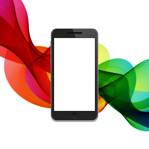彩色抽象的现代智能手机图片下载
