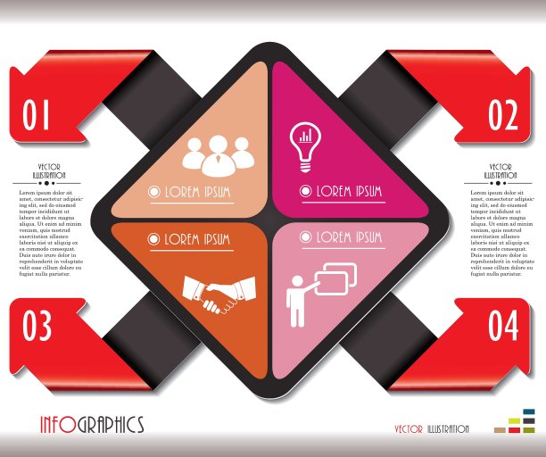商务沟通信息图图片下载