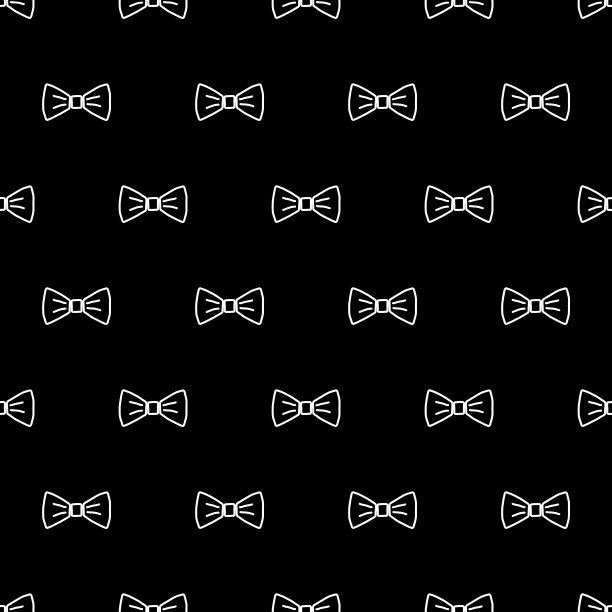蝴蝶结无缝图案图片下载