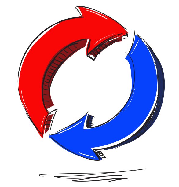 箭头重复恢复符号图片下载