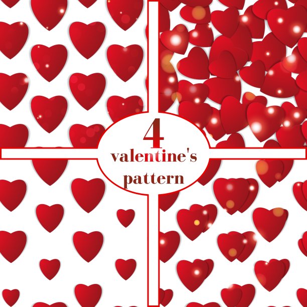 情人节抽象纸心的爱图片下载