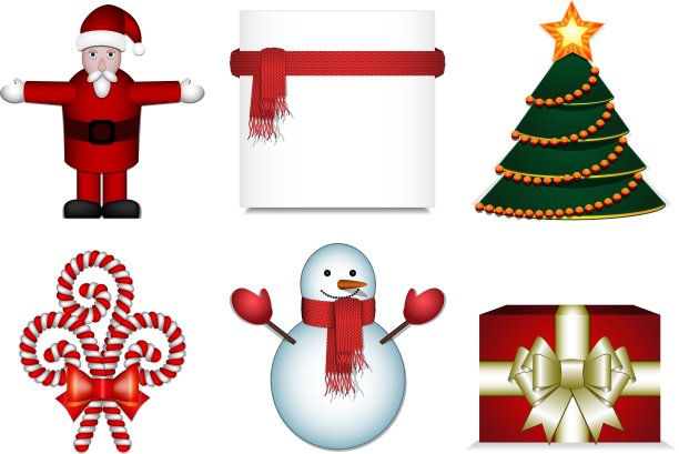 圣诞节设置图片下载