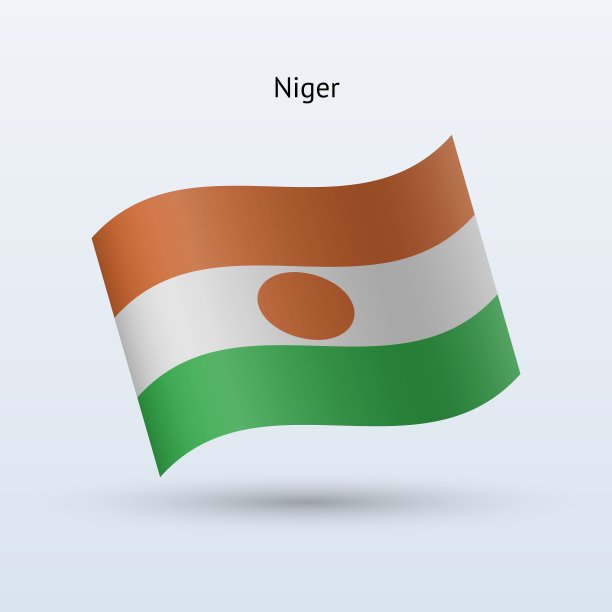 尼日尔国旗飘扬形式图片下载