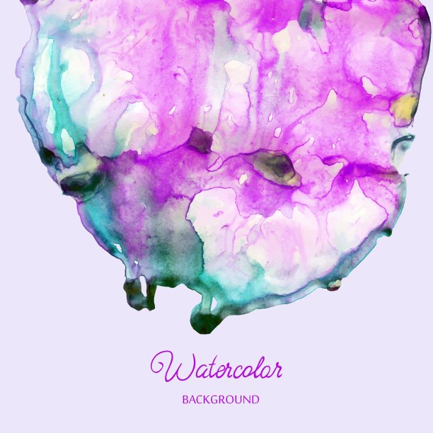 抽象手绘水彩背景图片下载