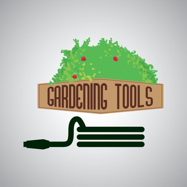 园林设计工具概念自然图标图片下载