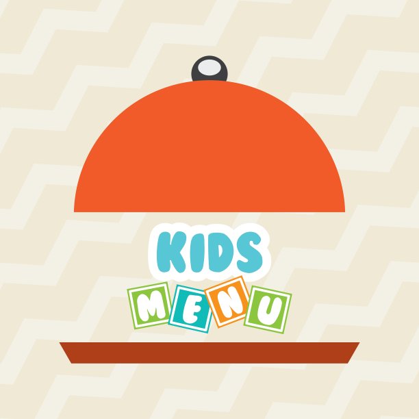 孩子的菜单设计图片下载
