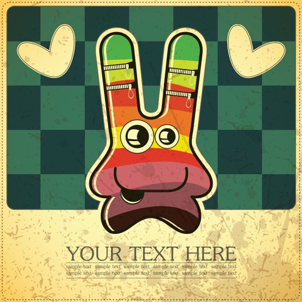 怪物在垃圾摇滚背景图片下载