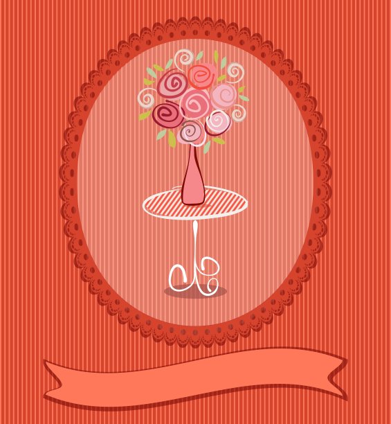 玫瑰的明信片图片下载