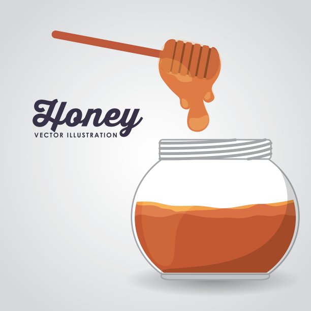 甜蜜的蜂蜜设计图片下载
