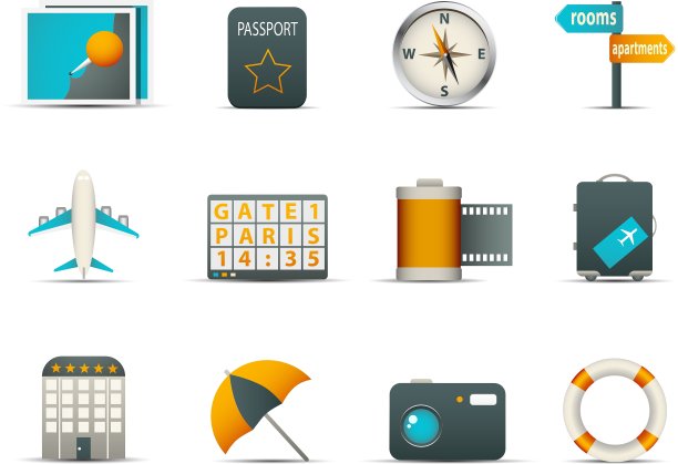 旅游的图标图片下载