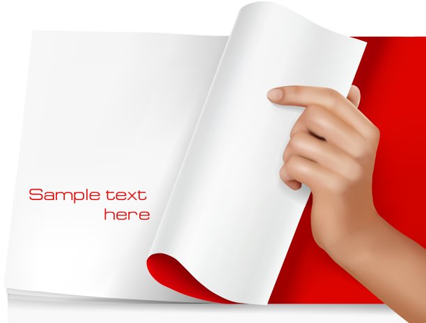 手拿一张白纸图片下载