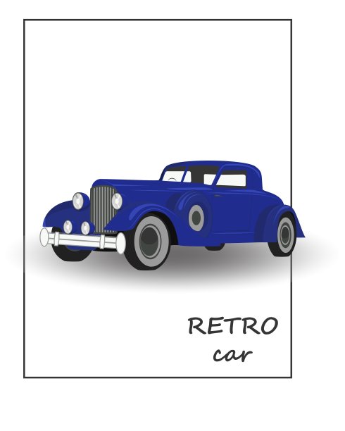 复古车复古收集经典车库标志图片下载