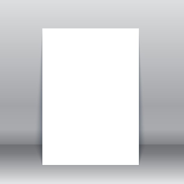 空白海报模型图片下载