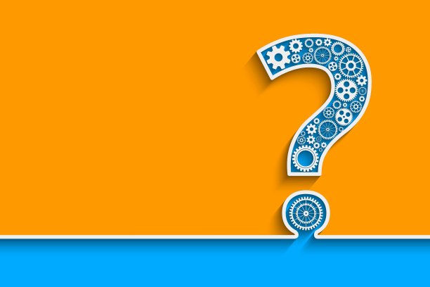 齿轮上的问号图片下载