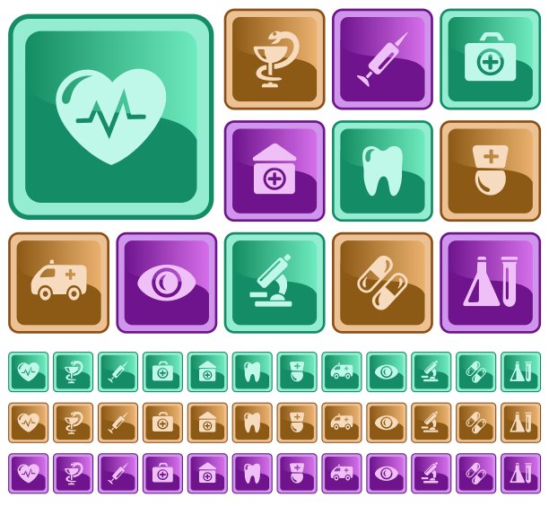 医疗按钮图片下载