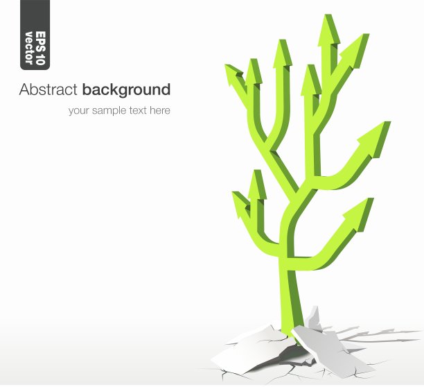 箭树成长成功理念图片下载