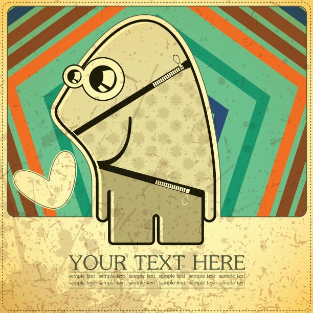 怪物在垃圾摇滚背景图片下载