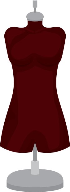 女性人体模型孤立图标设计图片下载