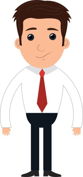 商业执行官男性概念图标图片下载