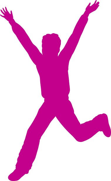 小男孩的剪影图片下载