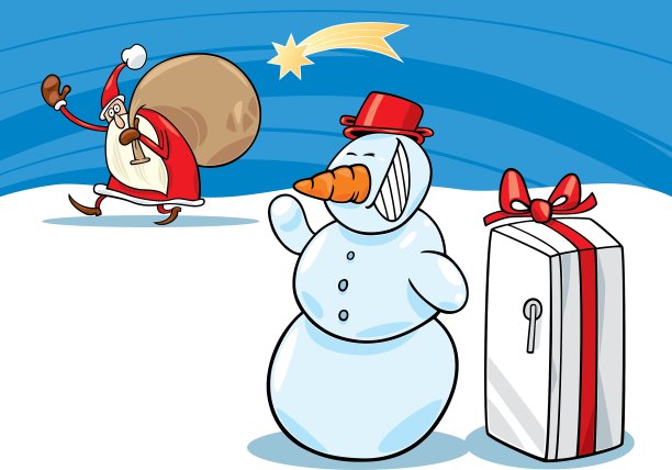 雪人,圣诞老人图片下载