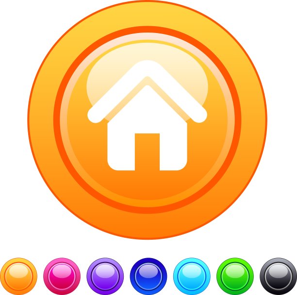 家圆按钮图片下载