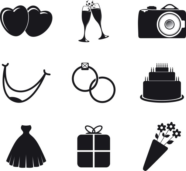 婚礼的图标图片下载