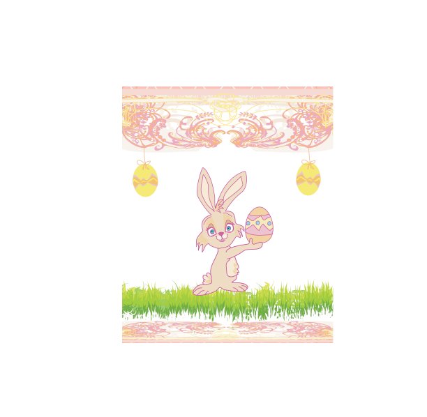 涂鸦复活节兔子图片下载