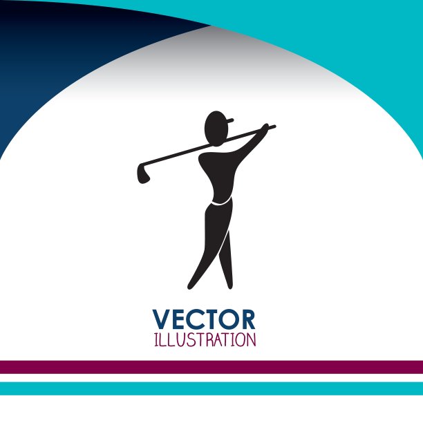 高尔夫俱乐部设计图片下载