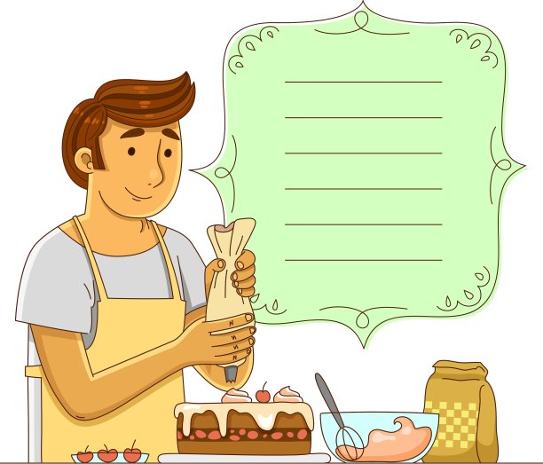 人做蛋糕图片下载