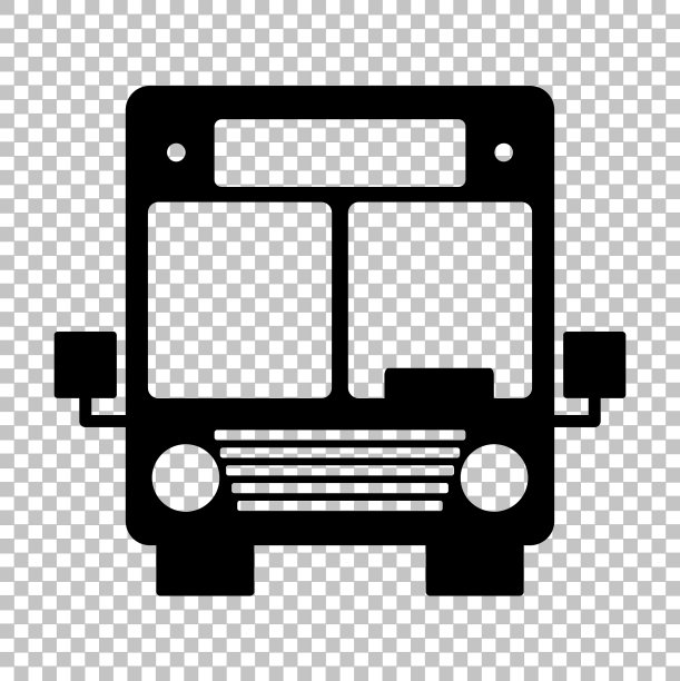 黑色图标隔离透明图片下载