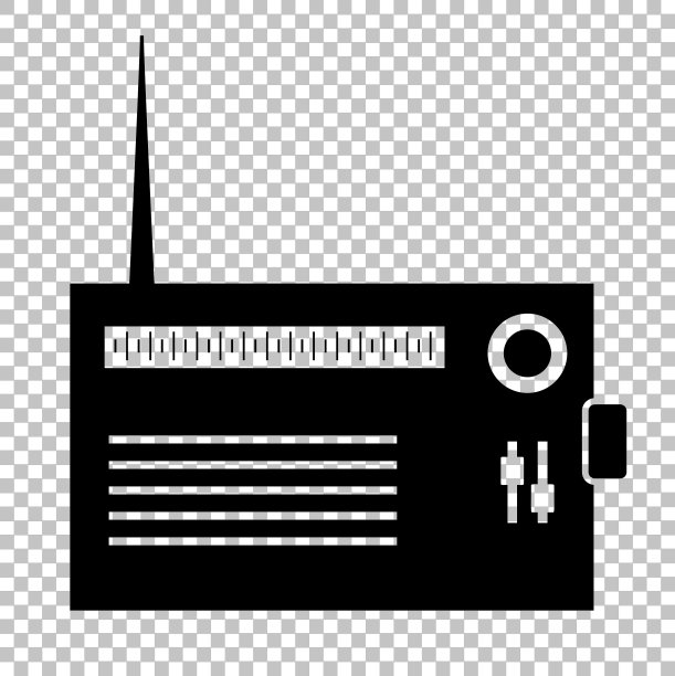 黑色图标隔离透明图片下载