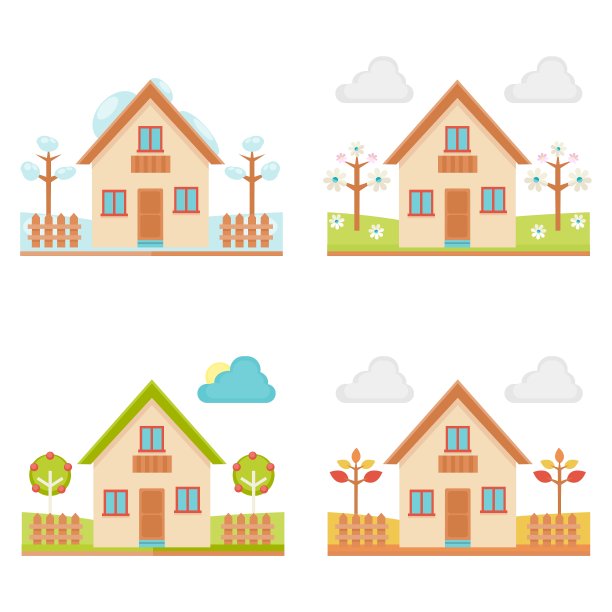 四季的集合图片下载