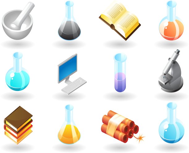 等距样式图标用于化学图片下载