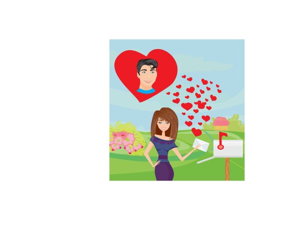 女孩和一封情书图片下载