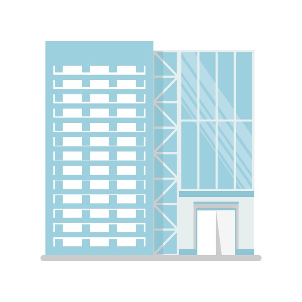现代玻璃建筑图片下载
