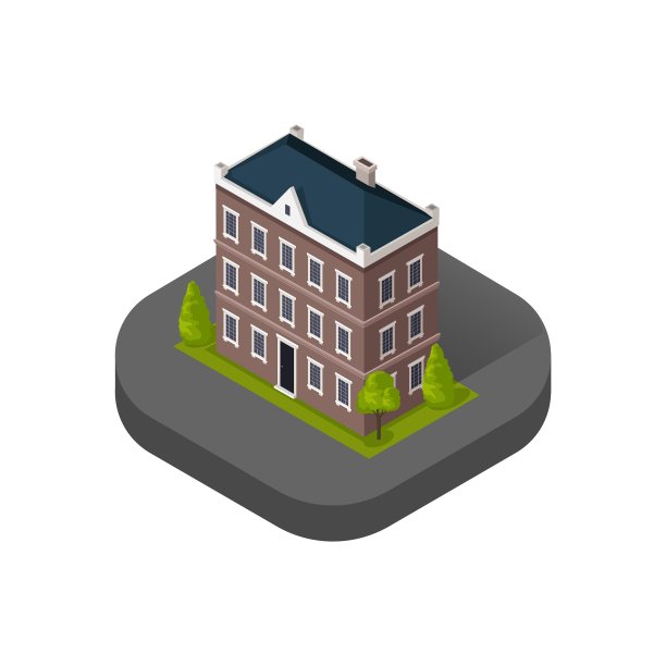 摩天大楼和房屋建筑的标志图片下载