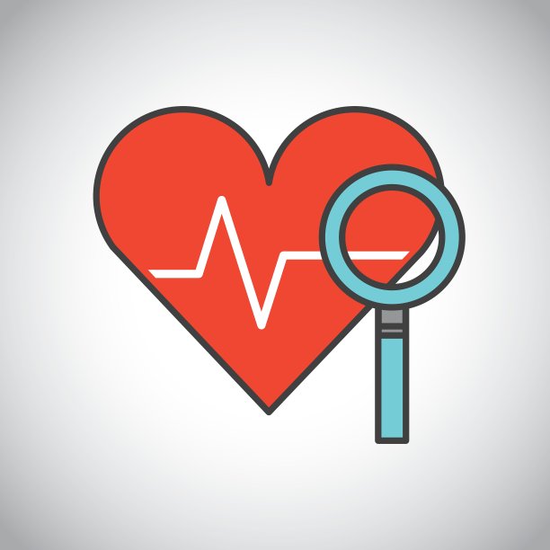 卢佩和听诊器图标医疗和保健图片下载