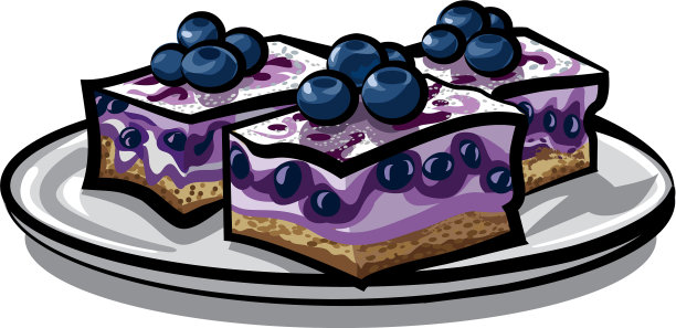 蓝莓蛋糕图片下载