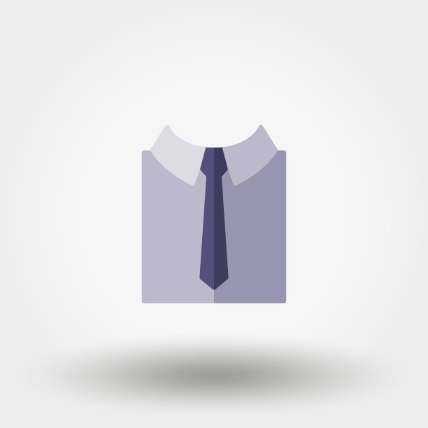 衬衫领带平图标图片下载