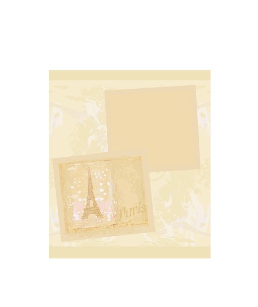 复古艾菲尔卡片图片下载