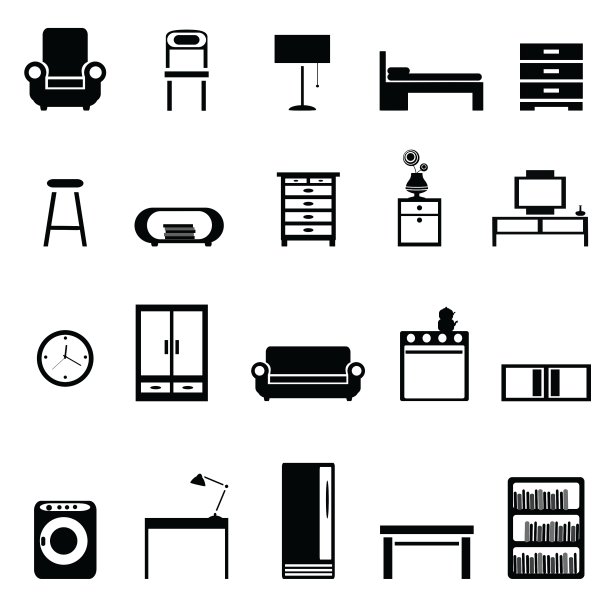 家具的图标图片下载