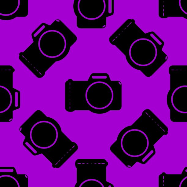 照片摄像头网页图标平面设计无缝灰色图片下载