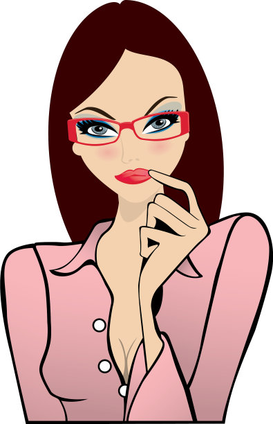 性感的办公室女孩图片下载