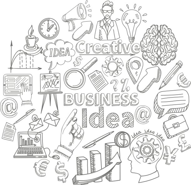 涂鸦创意图标图片下载