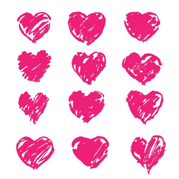 背景的心图片下载