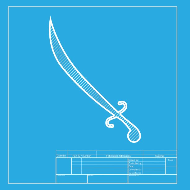 剑标志白色部分的图标上图片下载