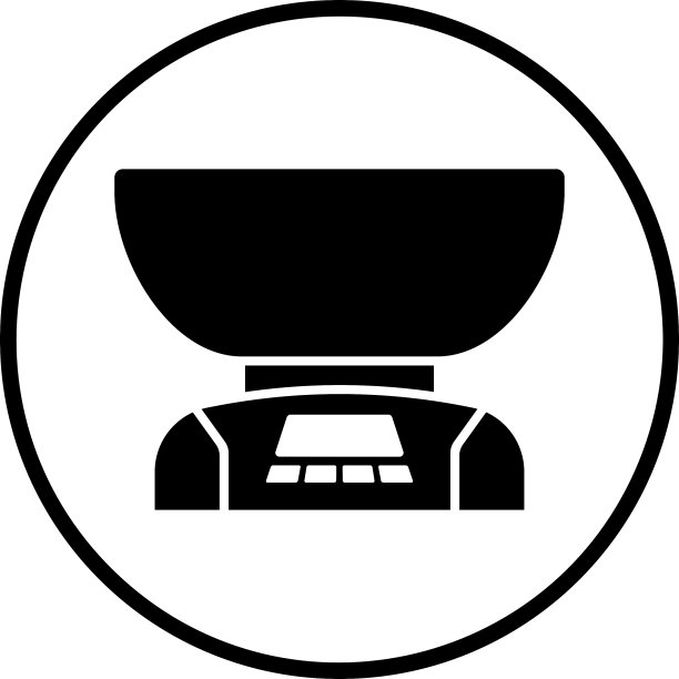 厨房电子秤图标图片下载