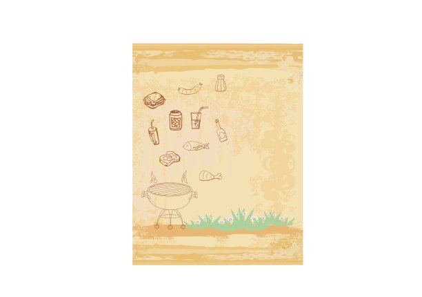 烧烤聚会的邀请图片下载