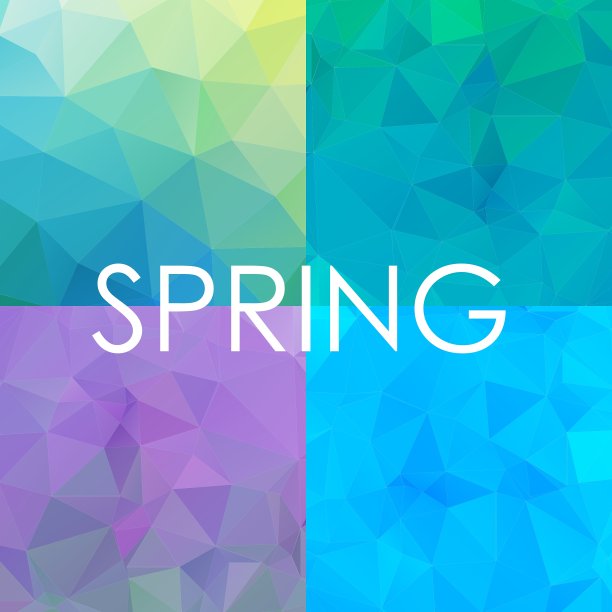 抽象多边形新鲜几何背景低图片下载